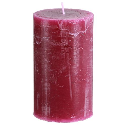položky Jednobarevné svíčky Berry pilířové svíčky fialové 70×120mm 4 ks