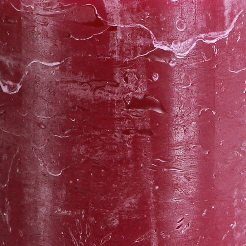 položky Jednobarevné svíčky Berry pilířové svíčky fialové 70×120mm 4 ks