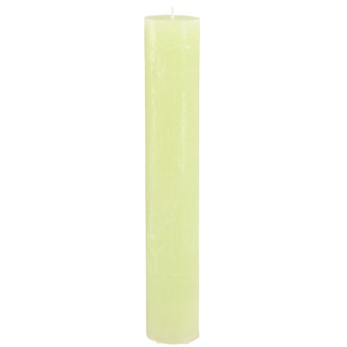 položky Jednobarevné svíčky limetkově zelené​​​​​​​ Kuželové svíčky 50×300mm 4 ks