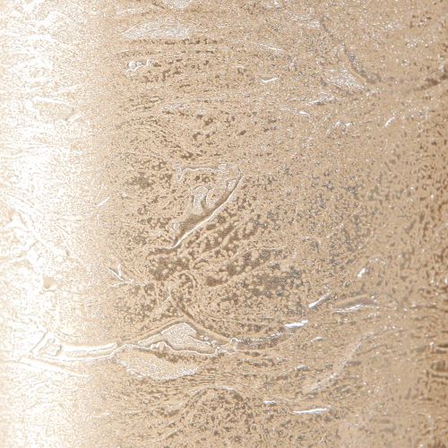 položky Jednobarevné svíčky platinové 70x100mm 4 ks