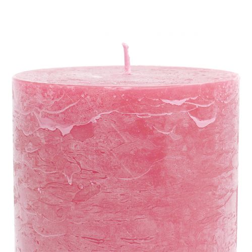 položky Jednobarevné svíčky růžové 85x120mm 2ks