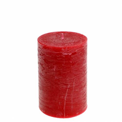 položky Jednobarevné svíčky červené 70x120mm 4 ks