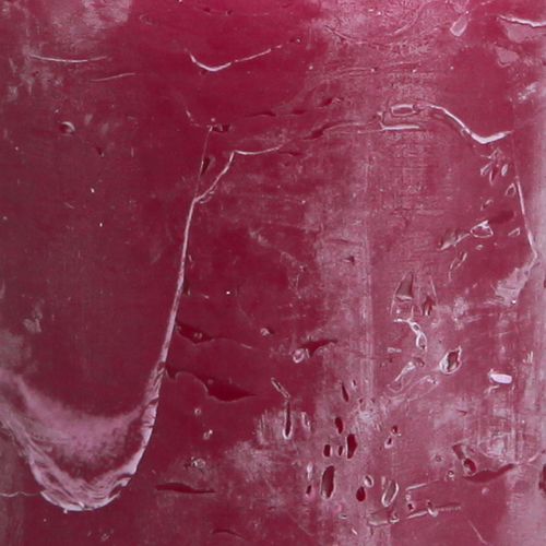 Floristik24 Jednobarevné svíčky sloupové svíčky Berry 60x100mm 4 ks