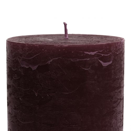 položky Jednobarevné svíčky vínové 85x150mm 2ks