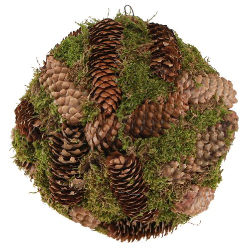 položky Opravdové šišky dekorační koule s přírodním mechem zdobením Ø25cm V25cm