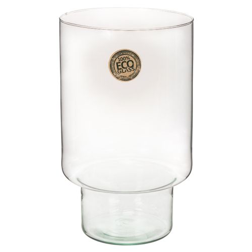 Skleněná válcová nádoba Eco Glass 25 cm