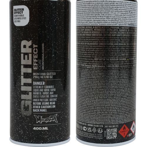 položky Glitter Spray Silver Montana Effect Glitter Spray Spray Paint 400ml