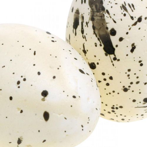Floristik24 Deko vajíčko s pírkem Umělá kraslice Velikonoční dekorace V6cm 6 kusů
