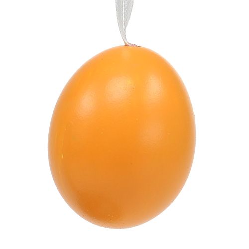 Floristik24 Závěsné vajíčko zeleno-oranžové 6cm 12ks