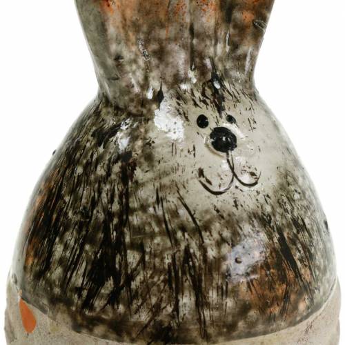 Floristik24 Vajíčkový zajíček velikonoční dekorace terakota V11,5cm