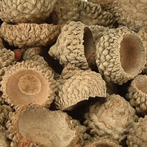 položky Přírodní ozdobné žaludy na tvoření, 1,5 cm, 200 g