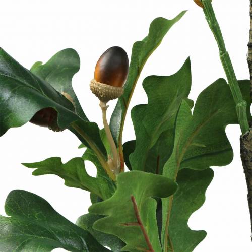 Floristik24 Umělá dubová listová větev se žaludy 90cm