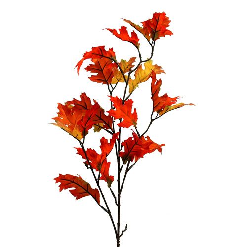 Floristik24 Dubová listová větev oranžová 84cm