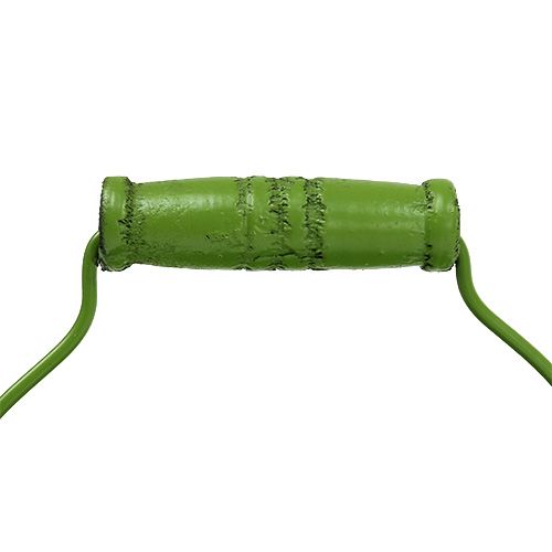 Floristik24 Vědro zelené Ø12cm H10cm starožitný vzhled
