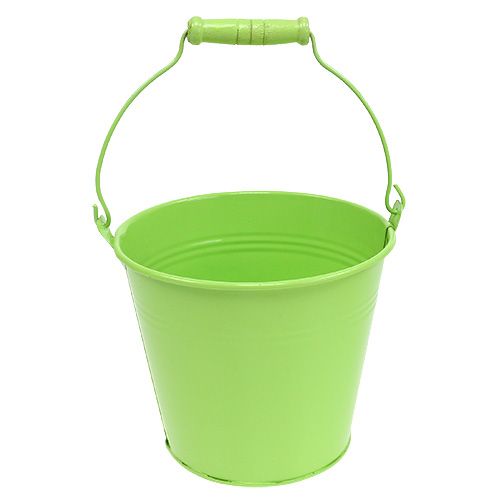 Floristik24 Kbelík zelený mix Ø14cm H12cm 6ks