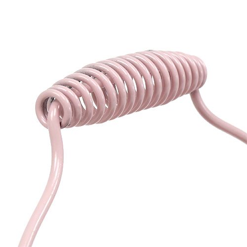 Floristik24 Vědro s rýhovaným vzorem pastelově růžové Ø14,5cm H14,5cm