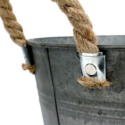 Floristik24 Vědro starožitné Ø25cm V24cm 2ks