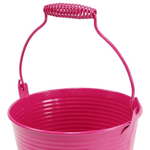 Floristik24 Vědro růžové Ø21,5cm H19cm