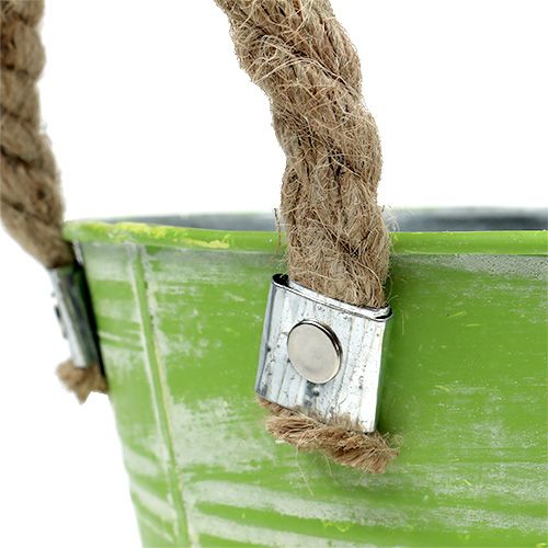 Floristik24 Kbelík jarní zelený Ø25cm V24cm 2ks