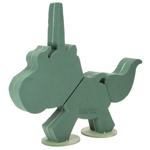 Květinový jednorožec z pěny 68cm x 60cm