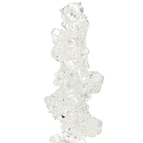 položky Dekorace na stromeček s třpytkami, zimní dekorace 17,5 cm, 4 kusy