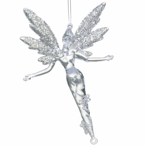Floristik24 Deco věšák vánoční ozdoba na stromeček víla 14cm