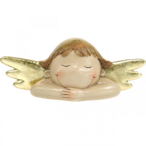 Dekorativní postava anděla dekorace na vánoční stůl 22,5 × 9,5 × 9 cm