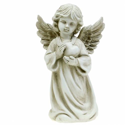 Floristik24 Deco anděl se srdcem V25cm