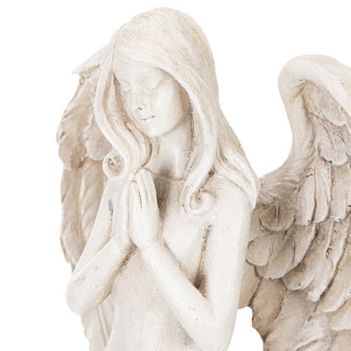 Figurka anděla stojícího a modlícího se, dekorace, 36 cm | Floristik24.cz