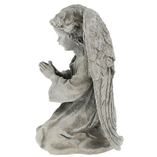 položky Deco anděl šedý 15cm