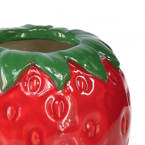 Floristik24 Dekorativní váza jahoda keramický květináč Ø8,5cm V8,5cm