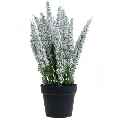 položky Erika bílý vřes metla vřes umělá rostlina V26cm