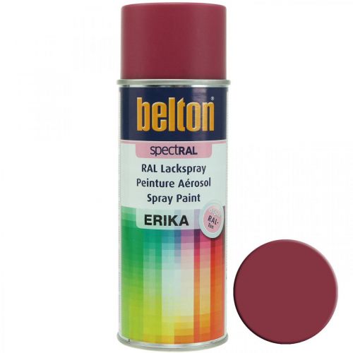 položky Belton spectRAL paint spray Erika hedvábně matná barva ve spreji 400ml