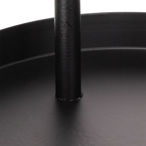 Kovový dvoupatrový kulatý dekorativní podnos 58 cm | Floristik24.cz