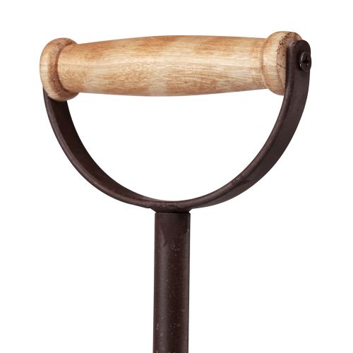 Floristik24 Vintage etagere kovový hnědý 3 patra Ø28,5cm H53cm