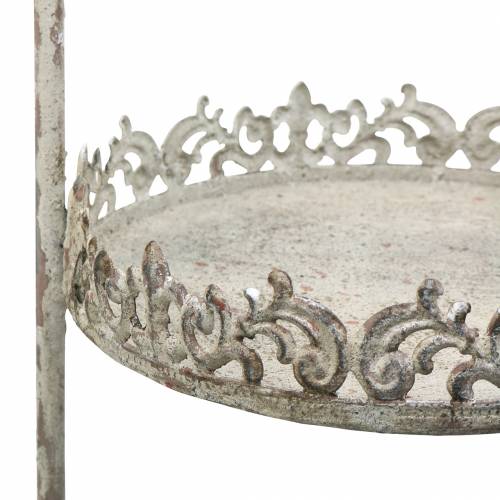 Floristik24 Etagere šedá starožitná V66,5cm