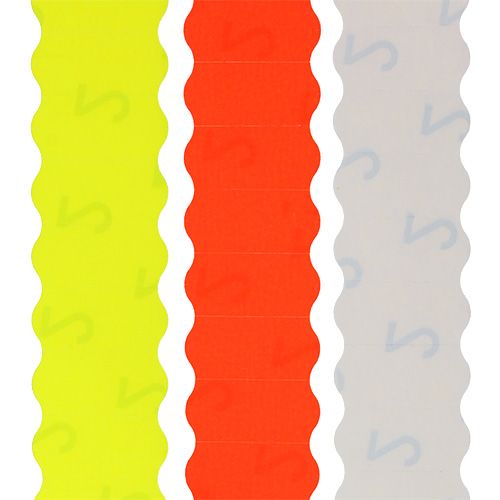 položky Štítky 26x12mm různé barvy 3 role