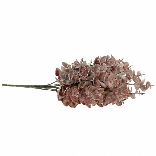 Floristik24 Eukalyptus umělý Burgundsko 32cm Umělá rostlina jako skutečná!