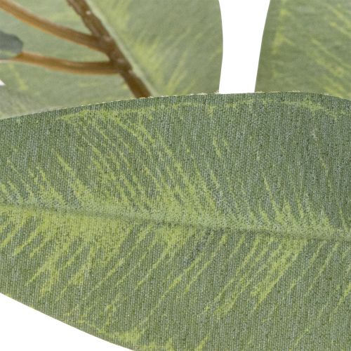 Umělá větvička eukalyptu, přírodní zelená, dekorace, 100 cm | Floristik24.cz