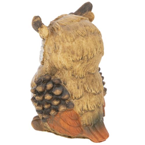 Figurka sovy, malá sedící sova, dekorace, 11 cm | Floristik24.cz