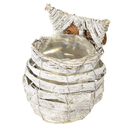 položky Sova k výsadbě bílá 23cm
