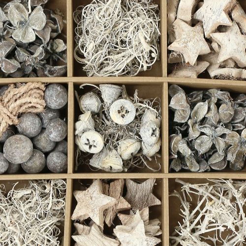 Floristik24 Exotická směs praná bílá