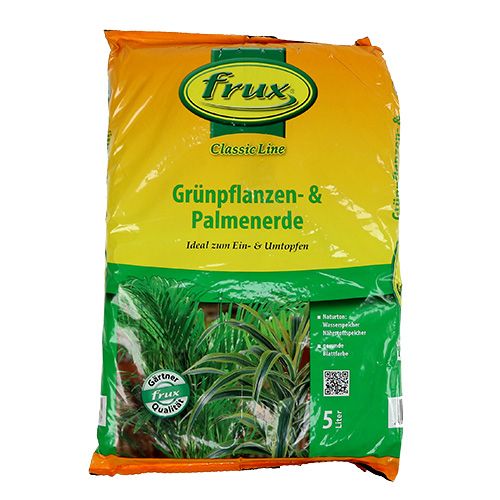 Floristik24 FRUX půdní zelená rostlina a palmová půda 5l