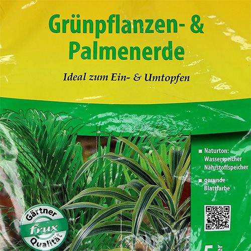 položky FRUX půdní zelená rostlina a palmová půda 5l