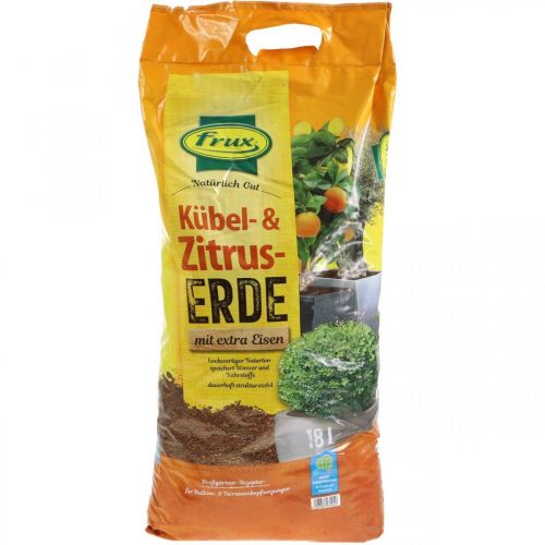 FRUX kbelík zeminy a zeminy pro citrusové rostliny 18l