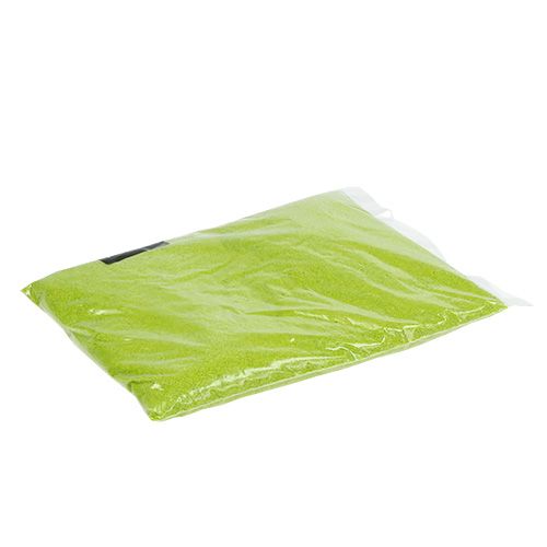 Floristik24 Barva písková 0,1mm - 0,5mm jablkově zelená 2kg