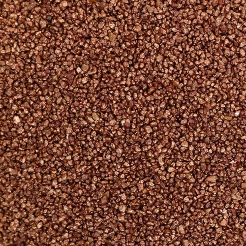 Floristik24 Barva písková měď dekorační písková hnědá Ø0,5mm 2kg