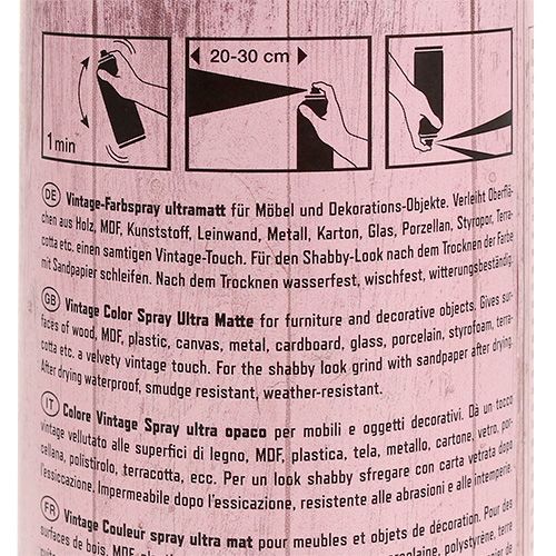 Floristik24 Barva ve spreji Vintage Pink 400ml