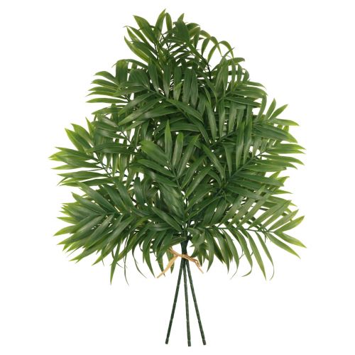 položky Umělé palmové listy Umělé zelené rostliny 56cm 3ks