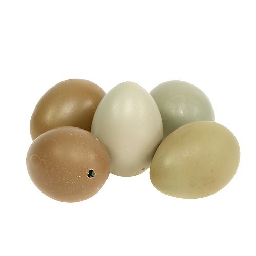 Floristik24 Bažantí vejce přírodní zelené 4,5cm 12ks